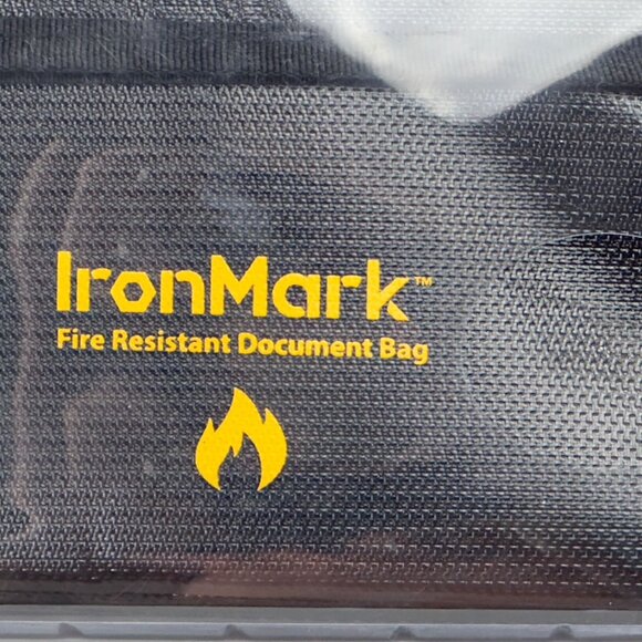 Fire Resistant Document Bags With Zippers For Cash & Documents Set Of 3 - Picture 10 of 14